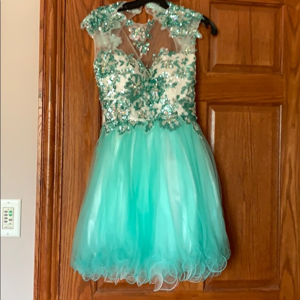 Mint Green Dress